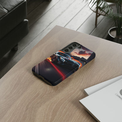 Phone Cases - Mercedes AMG in Urban Flames Design