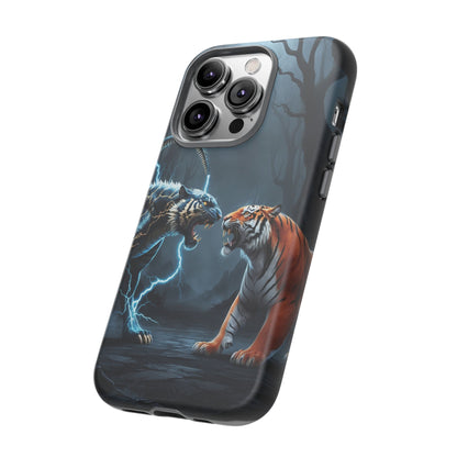 Phone Case - Lion vs Alien Tough Case