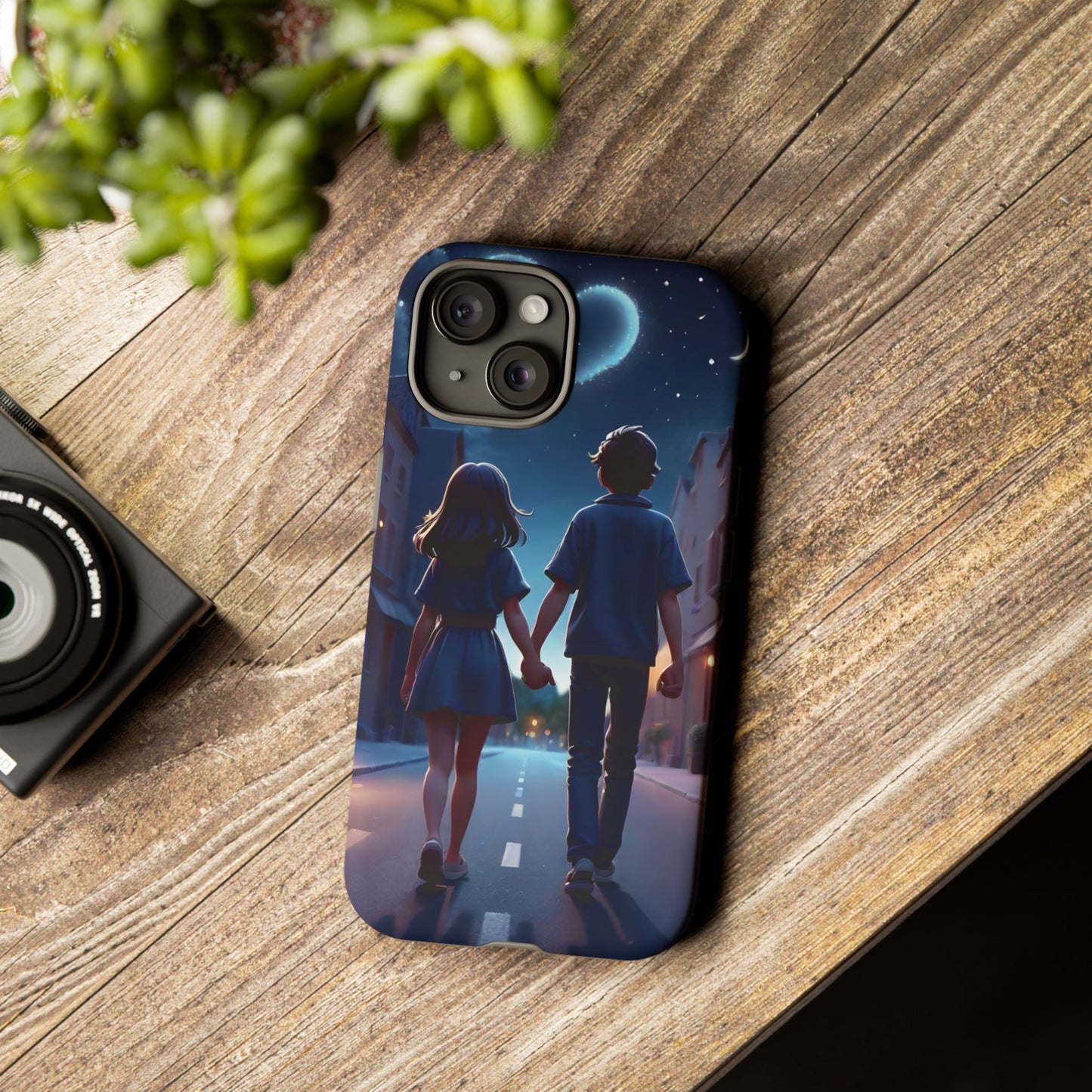 Phone Cases Love Couple Walking Tough Cases