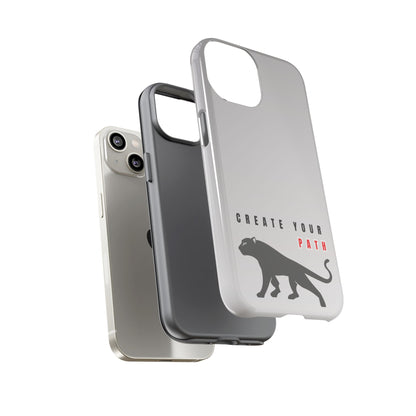 Tough Cases - Create Your Path Black Cat Phone Case