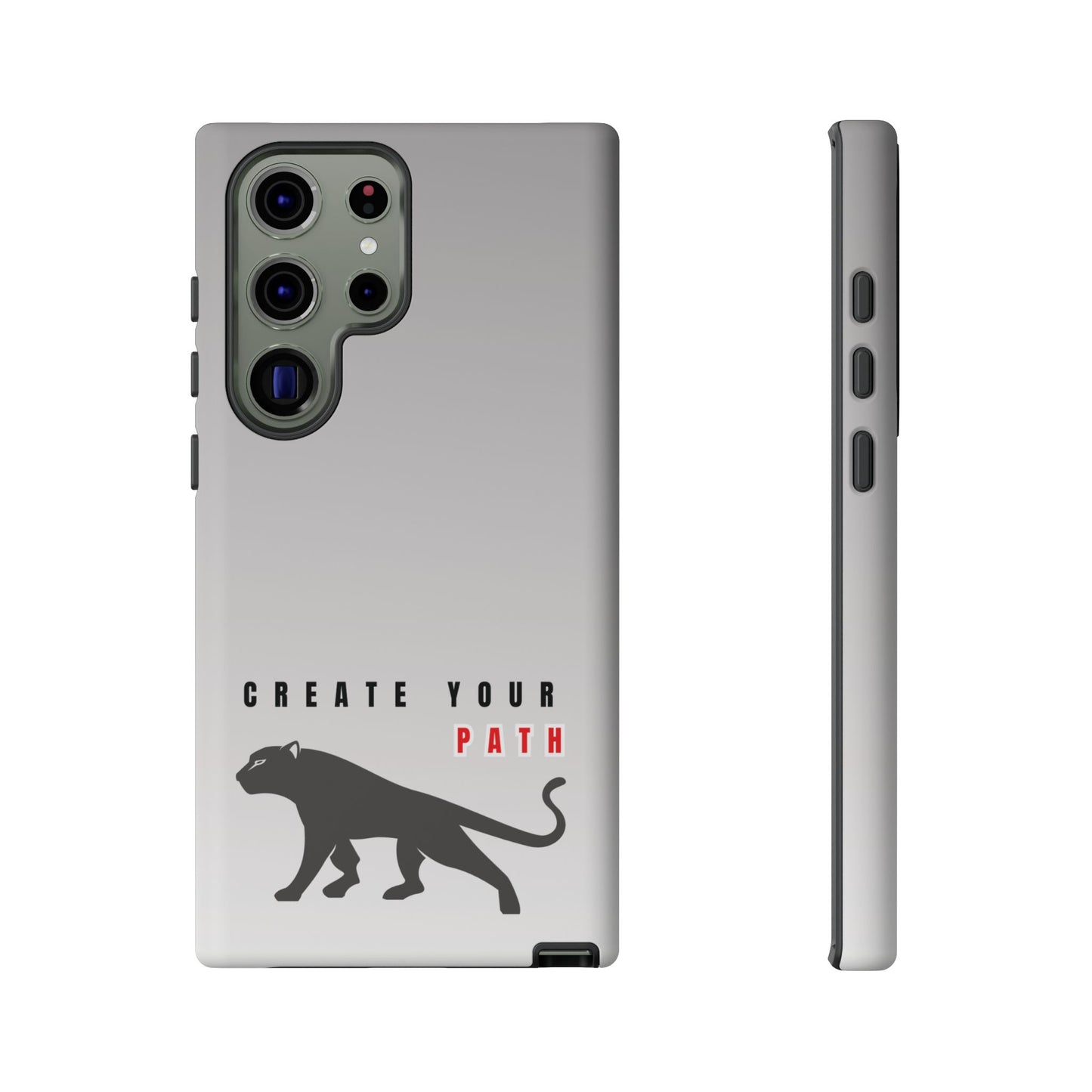 Tough Cases - Create Your Path Black Cat Phone Case