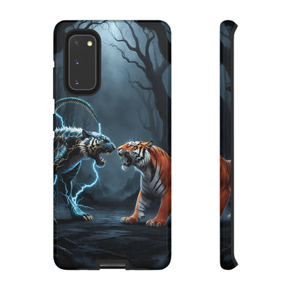 Phone Case - Lion vs Alien Tough Case