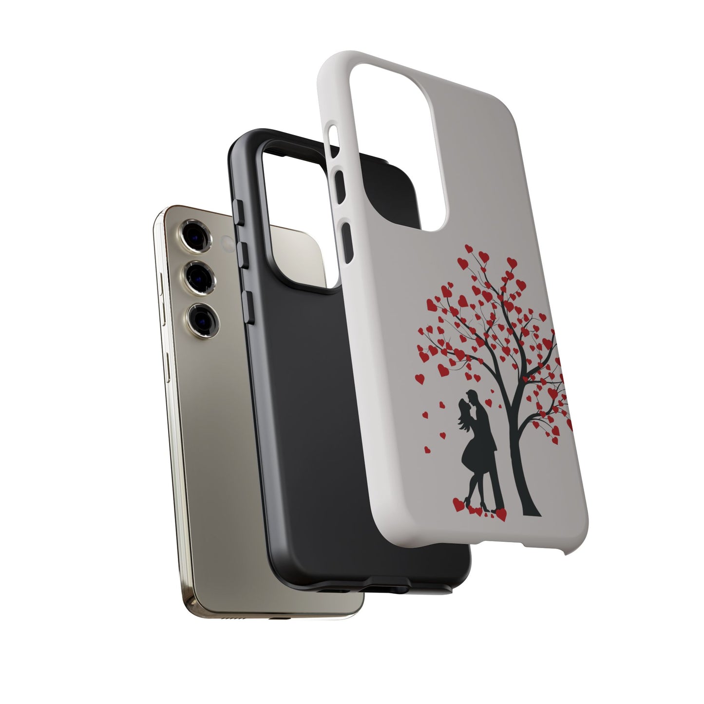 Phone Case - Lover Below in Heart Tree Design