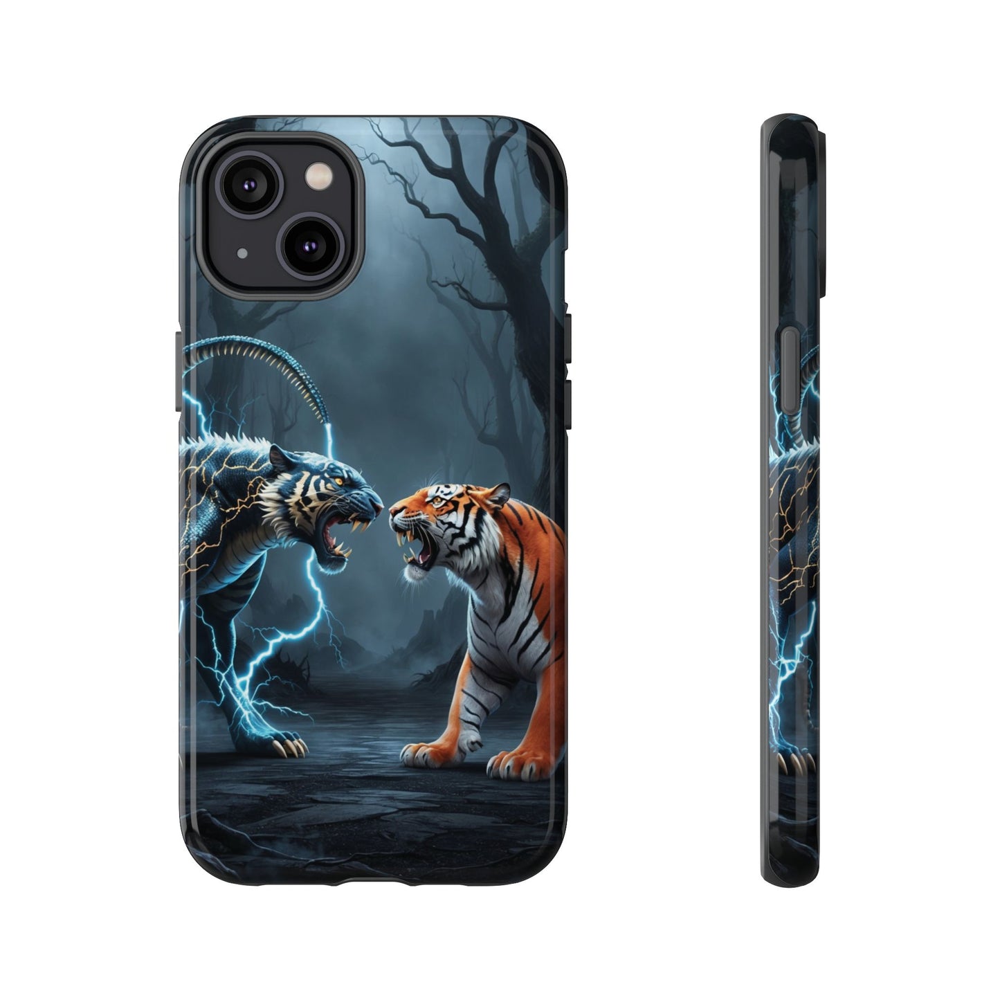 Phone Case - Lion vs Alien Tough Case