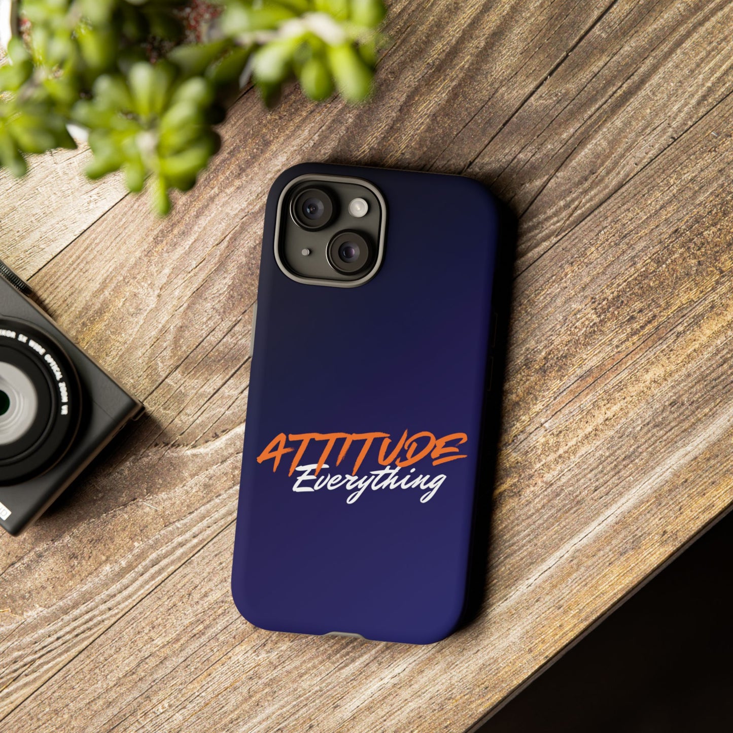 Attitude Is Everything - Stylish blue for Bold PersonalitiesTough Cases