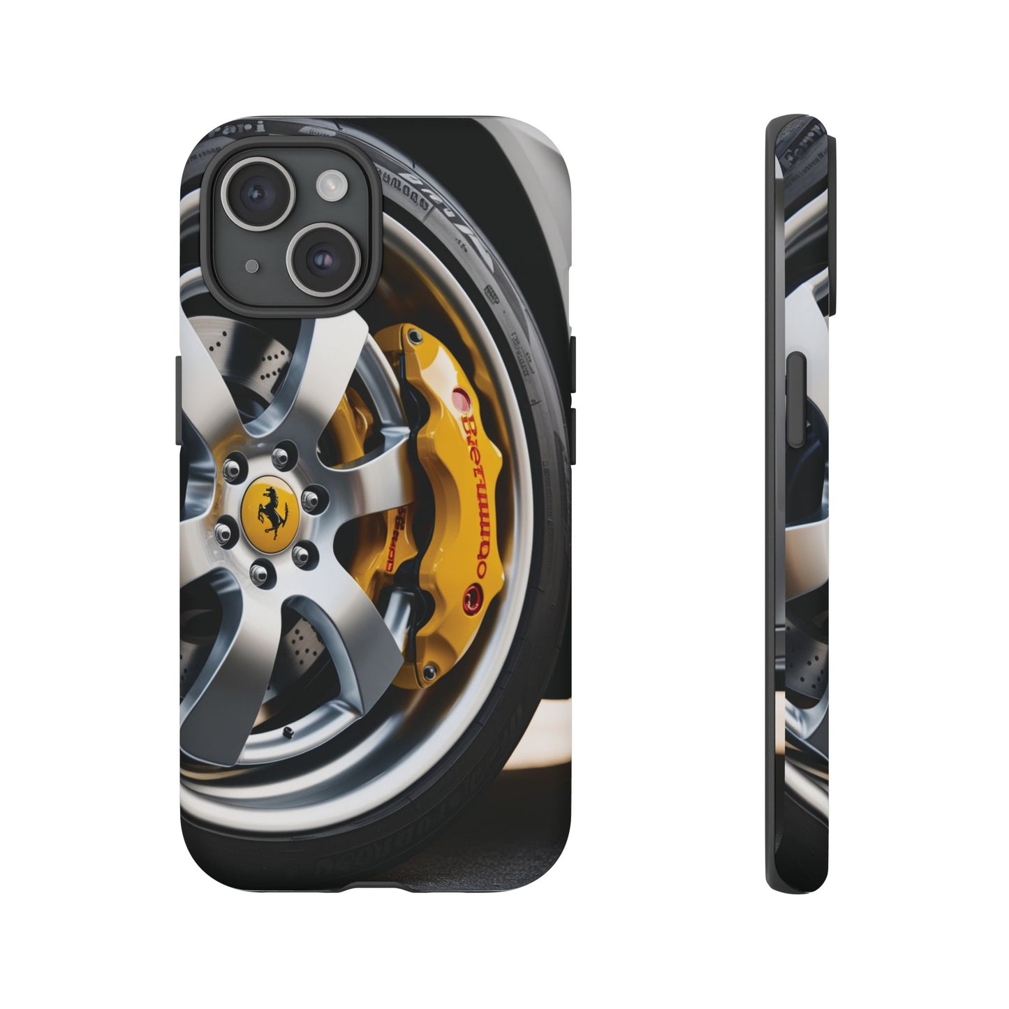 Phone Cases - Ferrari Brake and Wheel Design