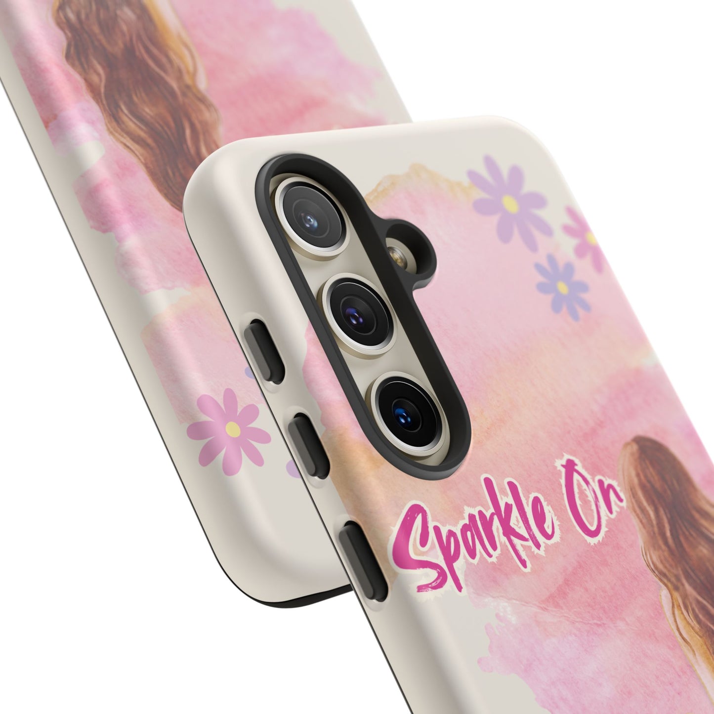 Phone Case - Sparkle On, Girl Tough Case