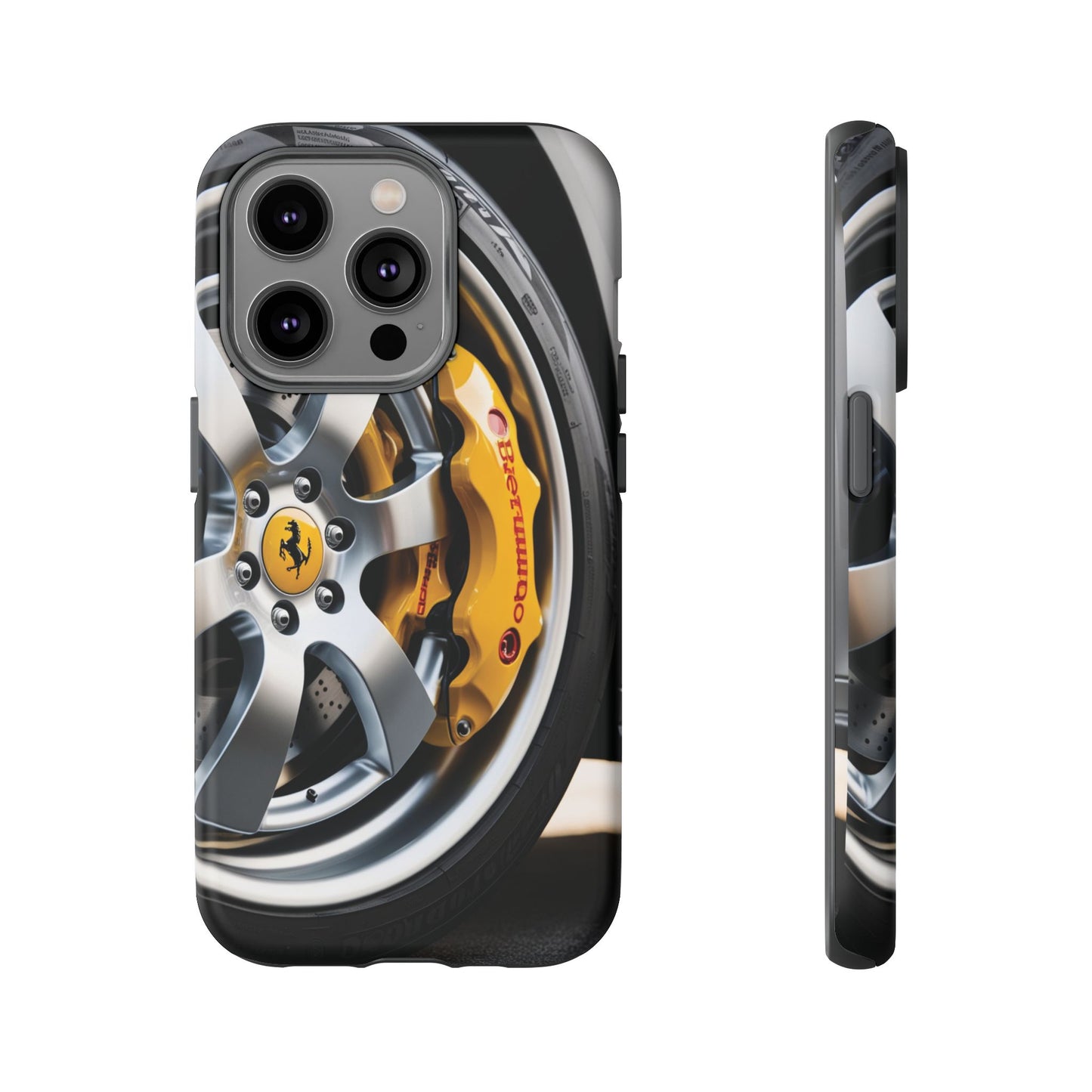 Phone Cases - Ferrari Brake and Wheel Design