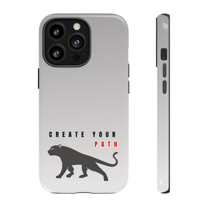 Tough Cases - Create Your Path Black Cat Phone Case