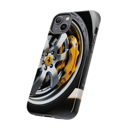 Phone Cases - Ferrari Brake and Wheel Design