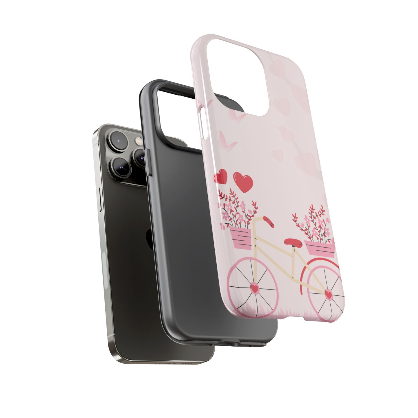 Phone Cases - Pink Cycle Pattern