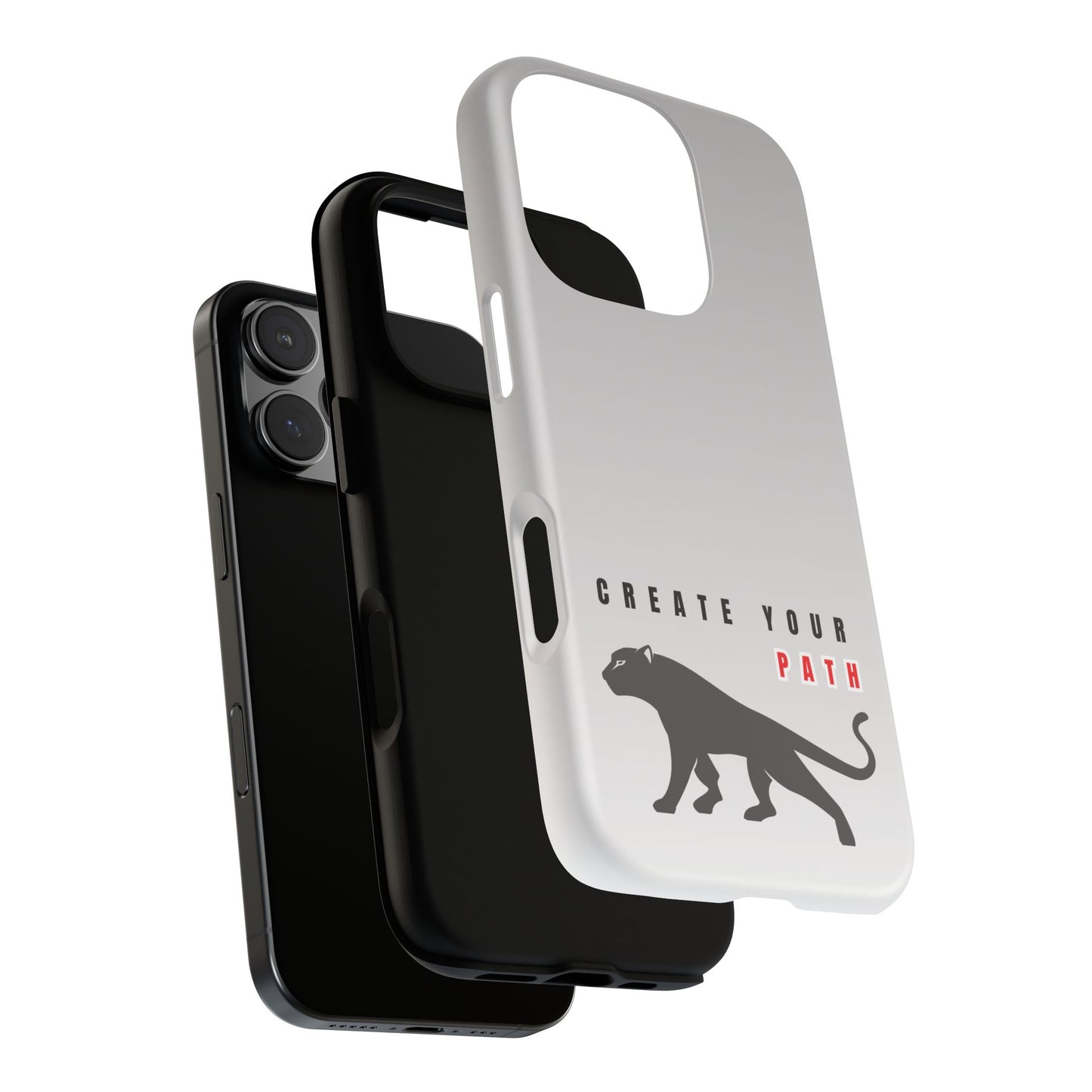 Tough Cases - Create Your Path Black Cat Phone Case