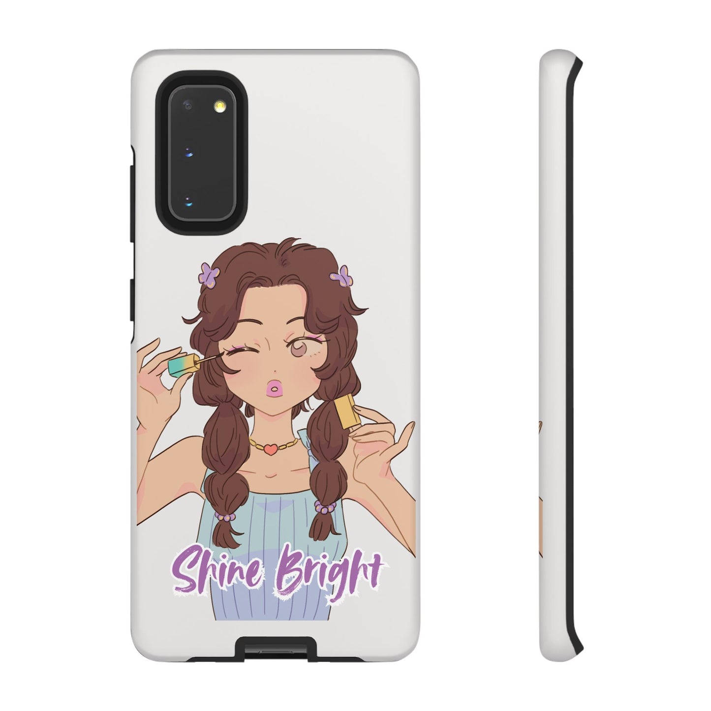 Phone Case - Shine Bright Girl Make Makeup