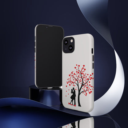 Phone Case - Lover Below in Heart Tree Design