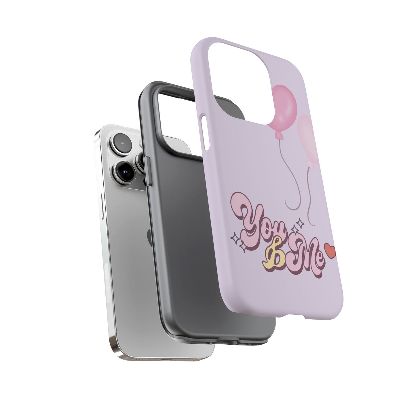 Phone Cases you and me 2 hearts ballon Tough Cases