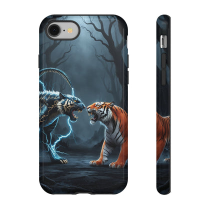 Phone Case - Lion vs Alien Tough Case