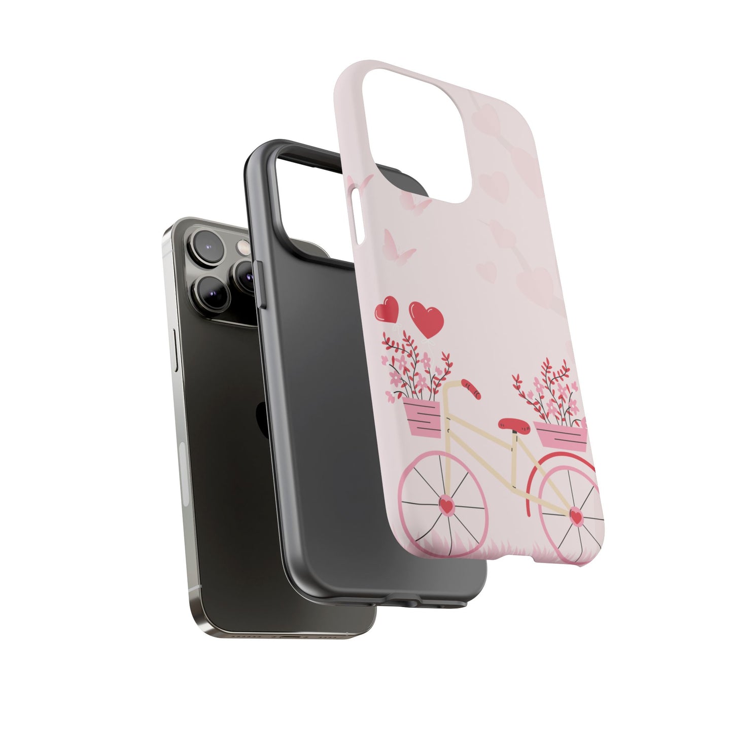 Phone Cases - Pink Cycle Pattern