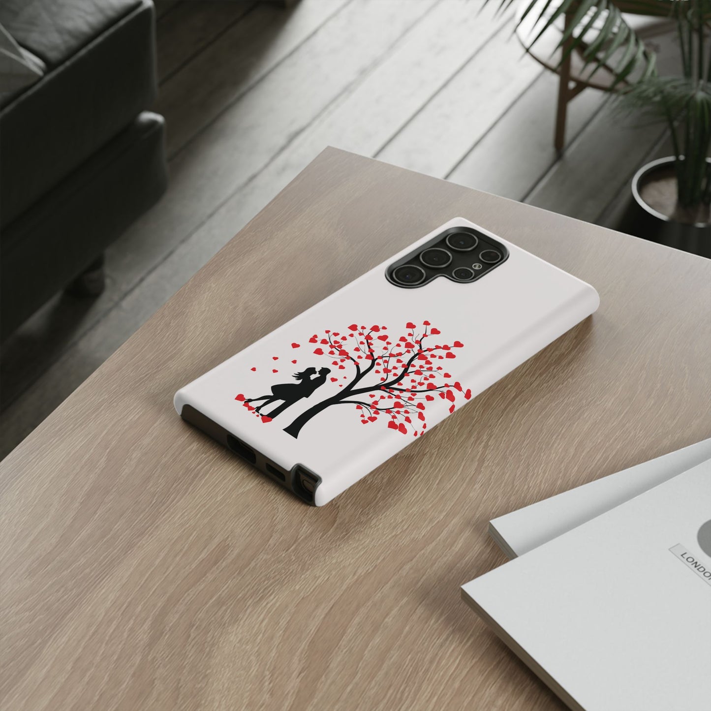 Phone Case - Lover Below in Heart Tree Design