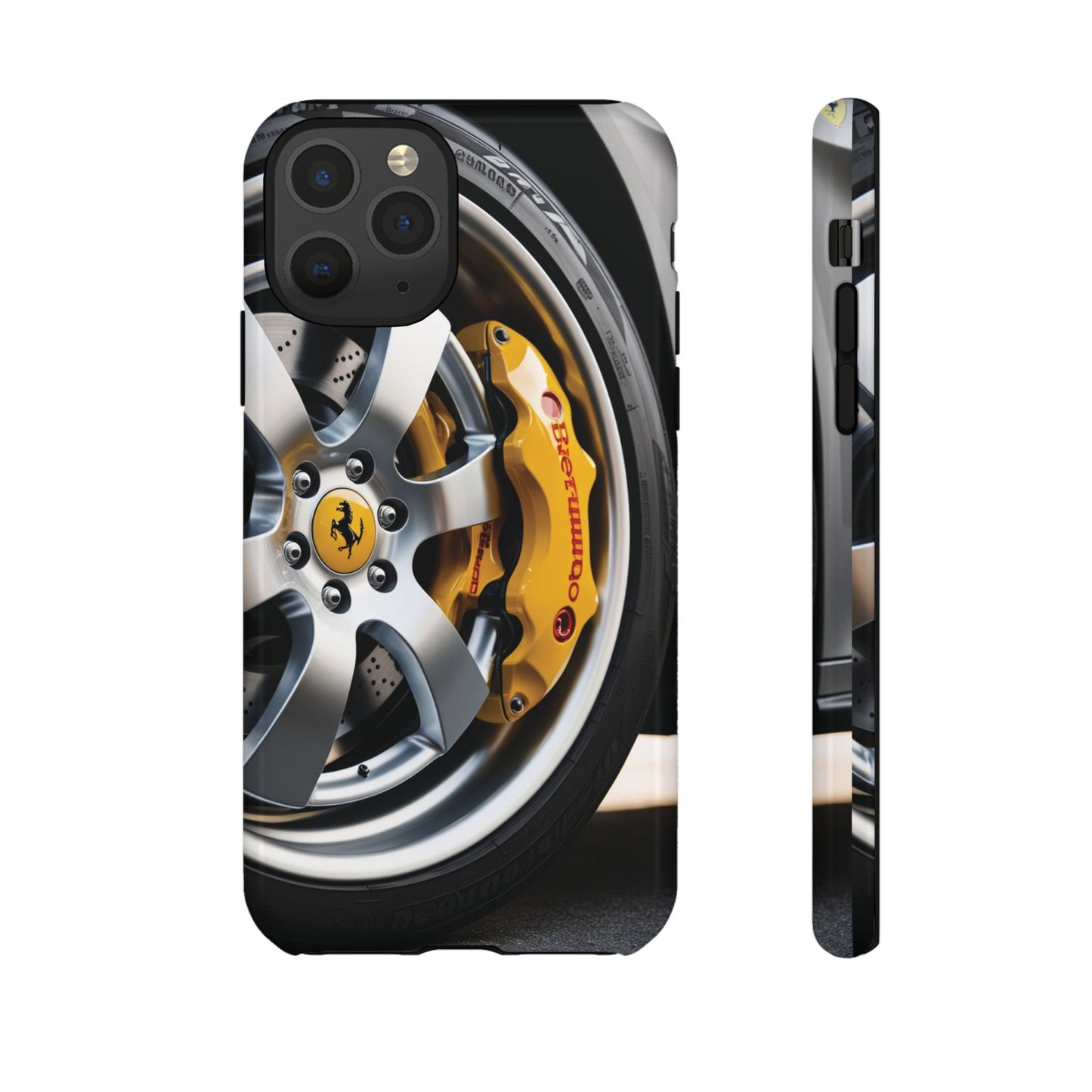 Phone Cases - Ferrari Brake and Wheel Design