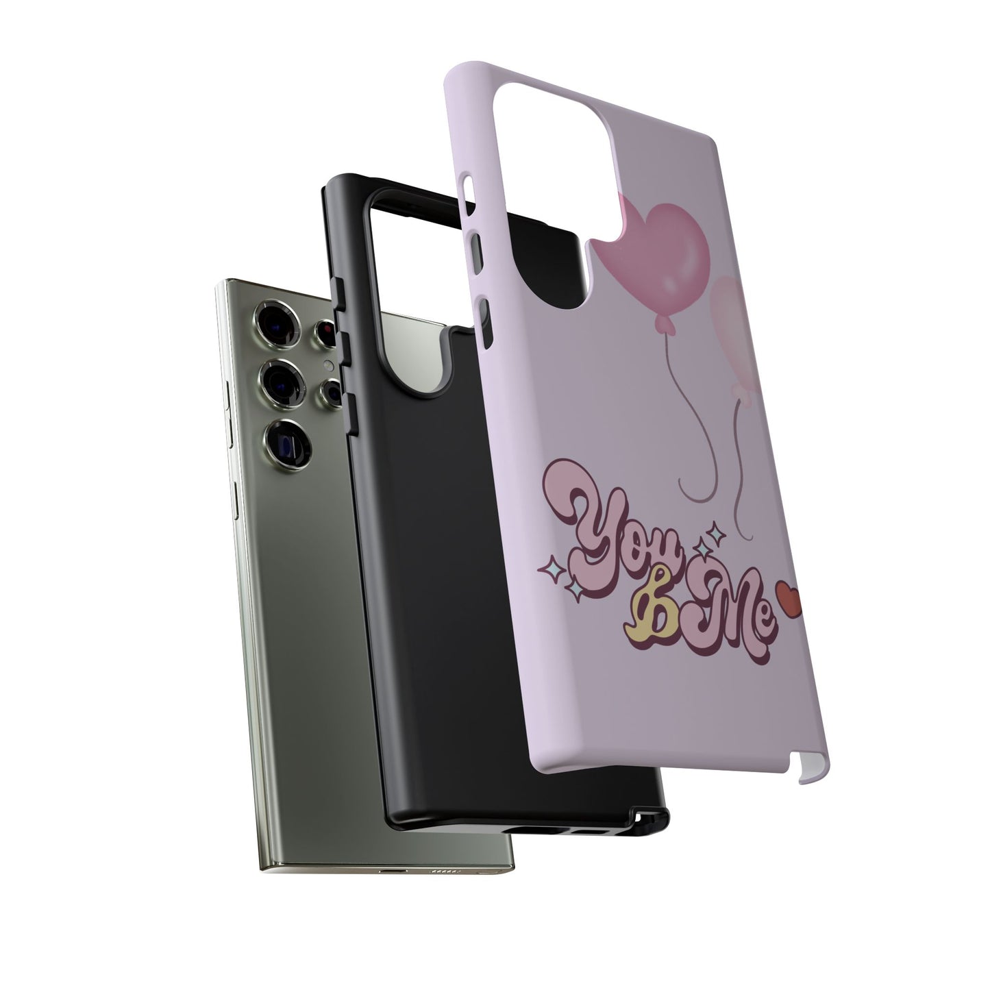 Phone Cases you and me 2 hearts ballon Tough Cases