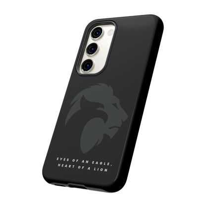 motivational black eagle & lion Tough Cases