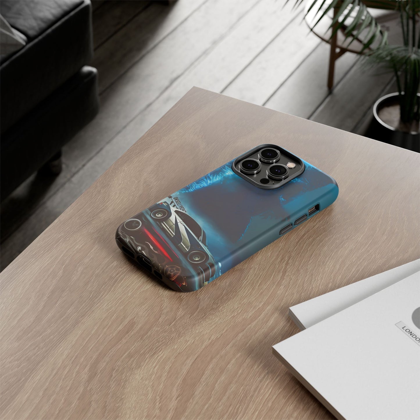 Phone Case - Car and Big Bear Design