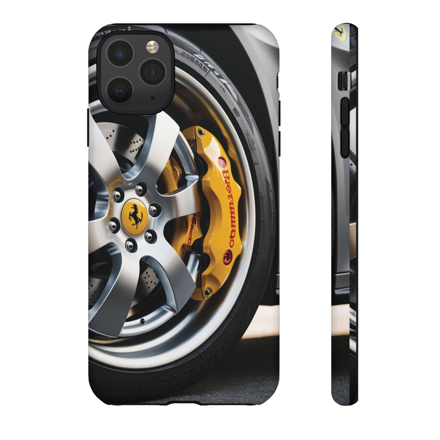 Phone Cases - Ferrari Brake and Wheel Design