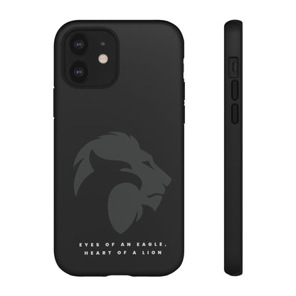 motivational black eagle & lion Tough Cases