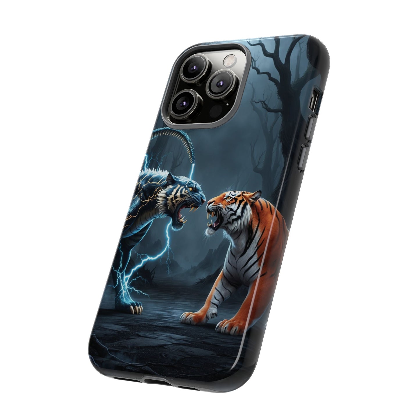 Phone Case - Lion vs Alien Tough Case