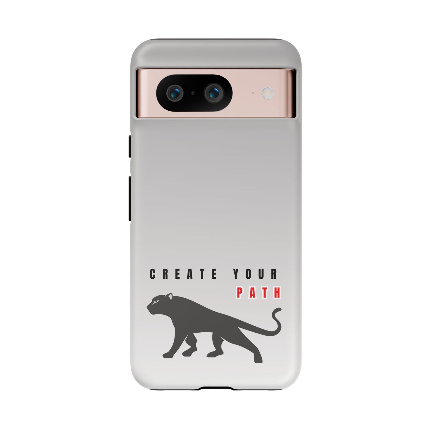 Tough Cases - Create Your Path Black Cat Phone Case