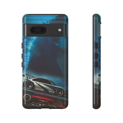 Phone Case - Car and Big Bear Design