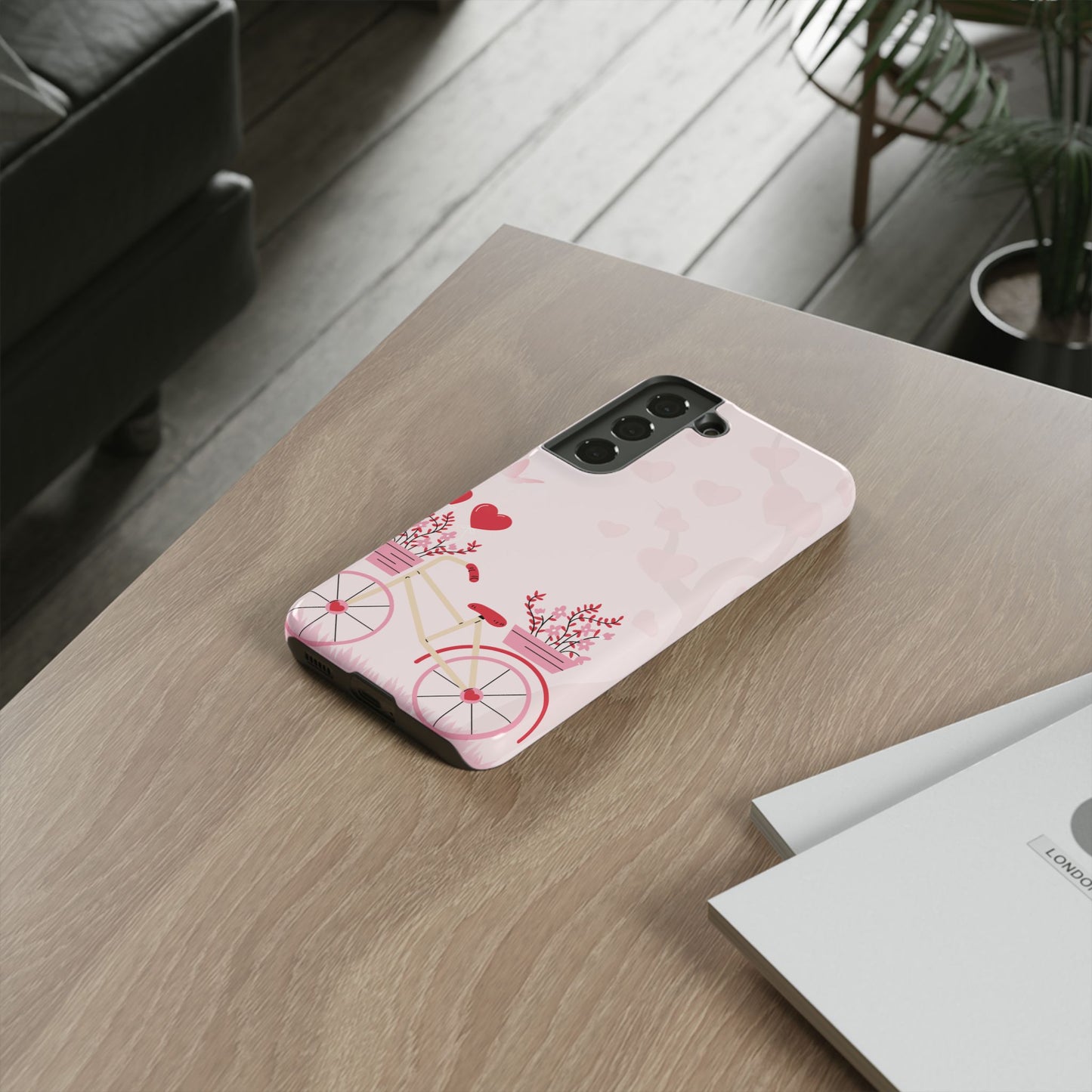 Phone Cases - Pink Cycle Pattern