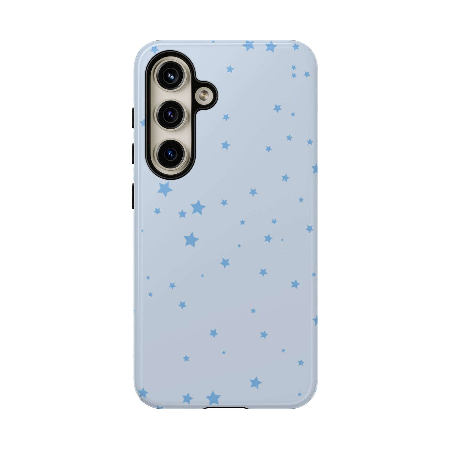 Phone Case - Blue Star in Light Blue Background Design