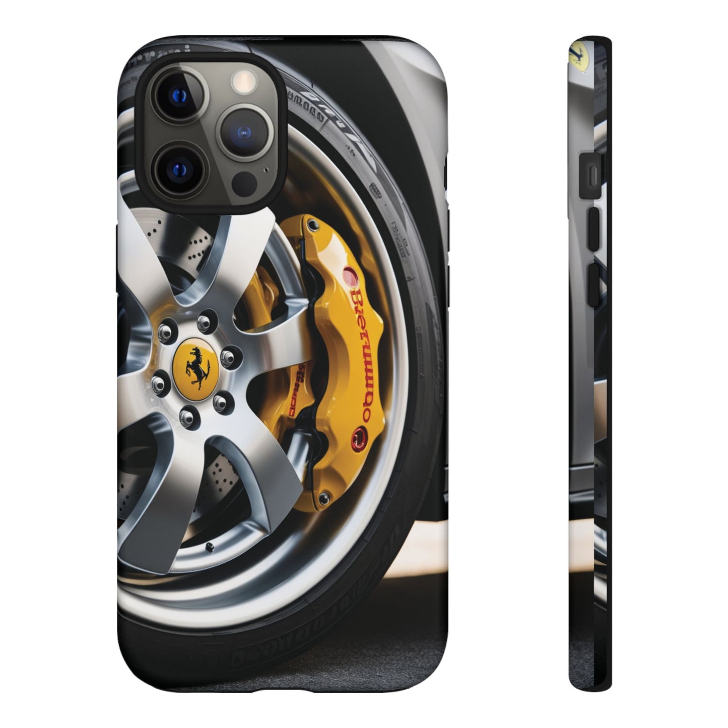 Phone Cases - Ferrari Brake and Wheel Design