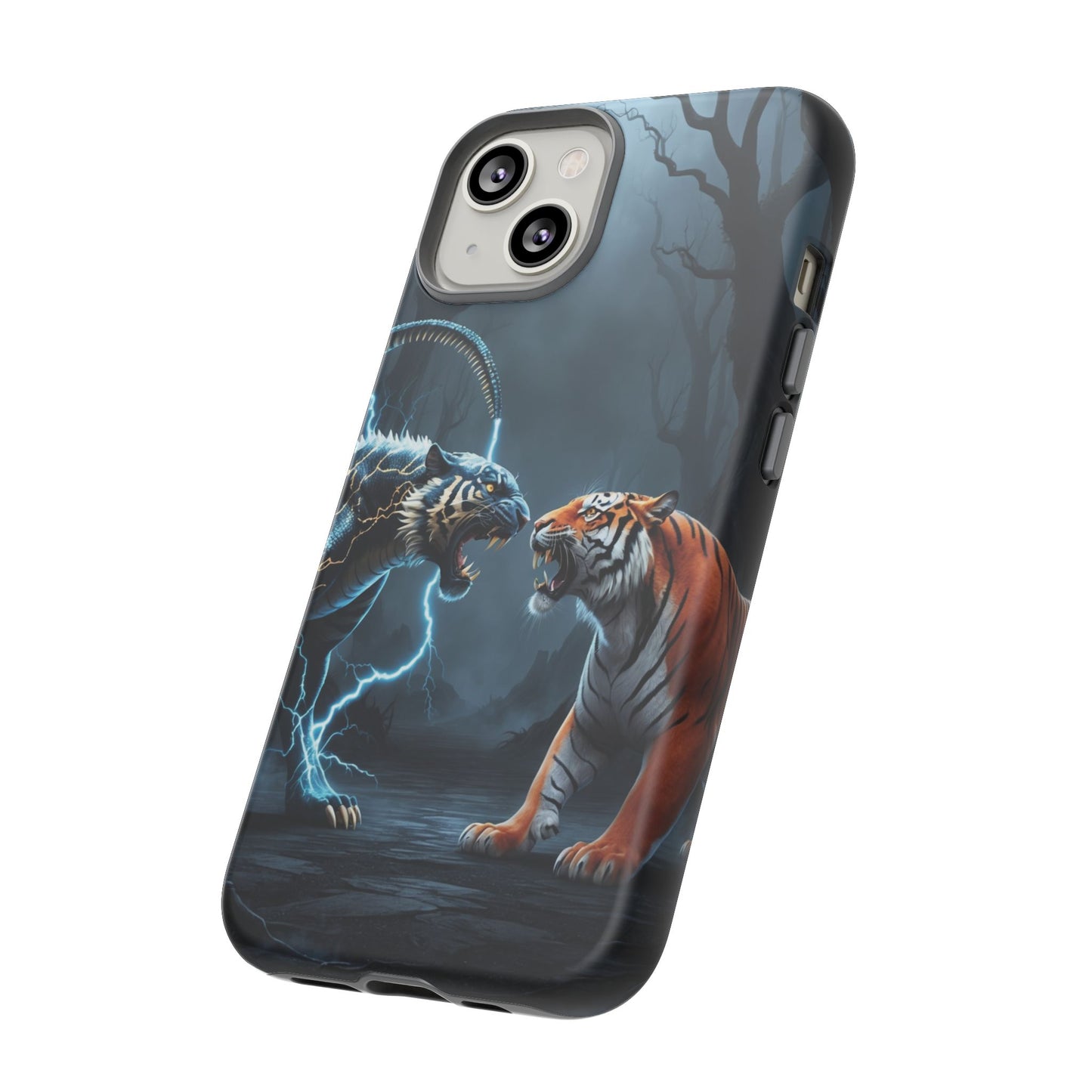 Phone Case - Lion vs Alien Tough Case