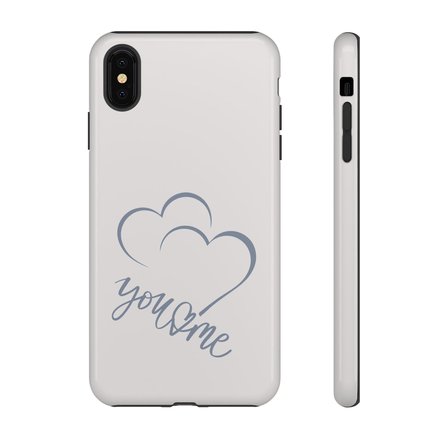 Phone Cases you and me 2 hearts Tough Cases