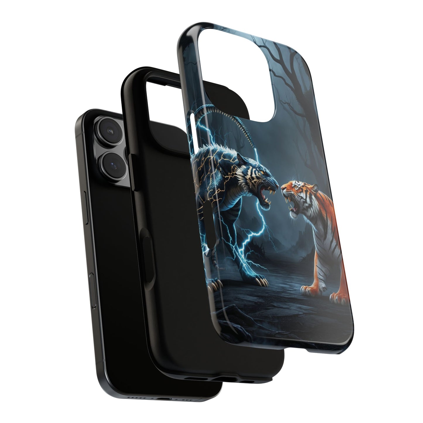 Phone Case - Lion vs Alien Tough Case