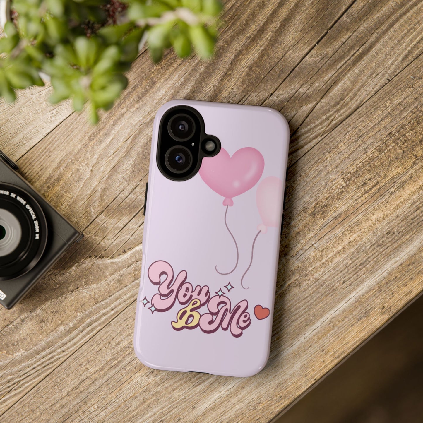 Phone Cases you and me 2 hearts ballon Tough Cases