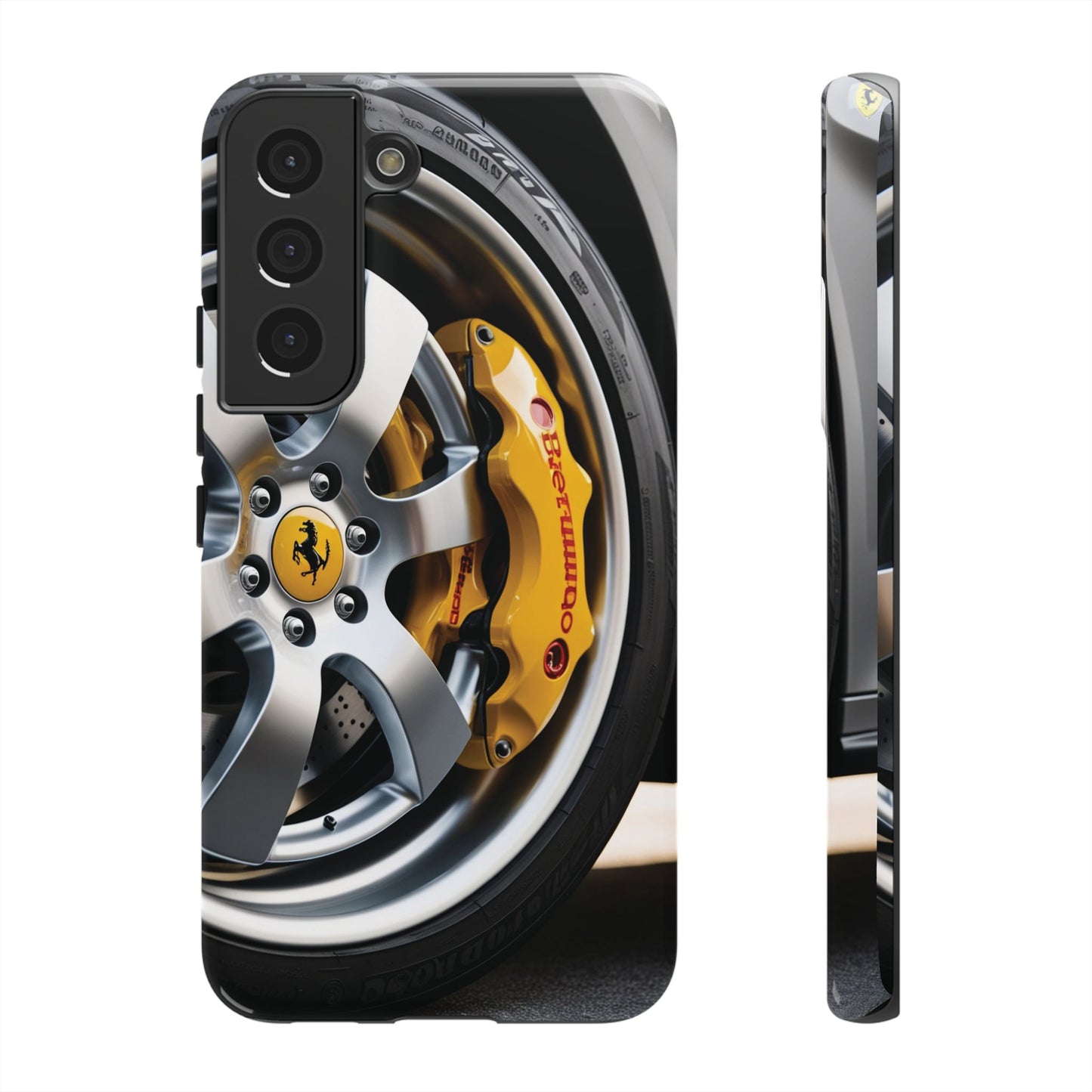 Phone Cases - Ferrari Brake and Wheel Design