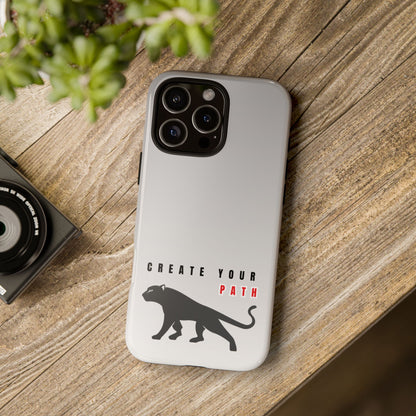 Tough Cases - Create Your Path Black Cat Phone Case