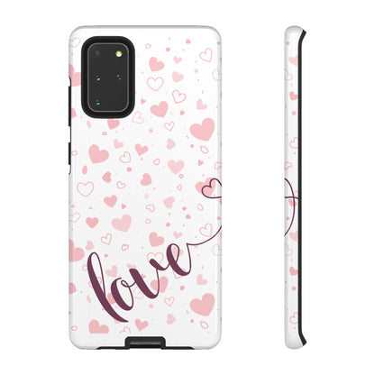 Phone Cases love light bg Tough Cases