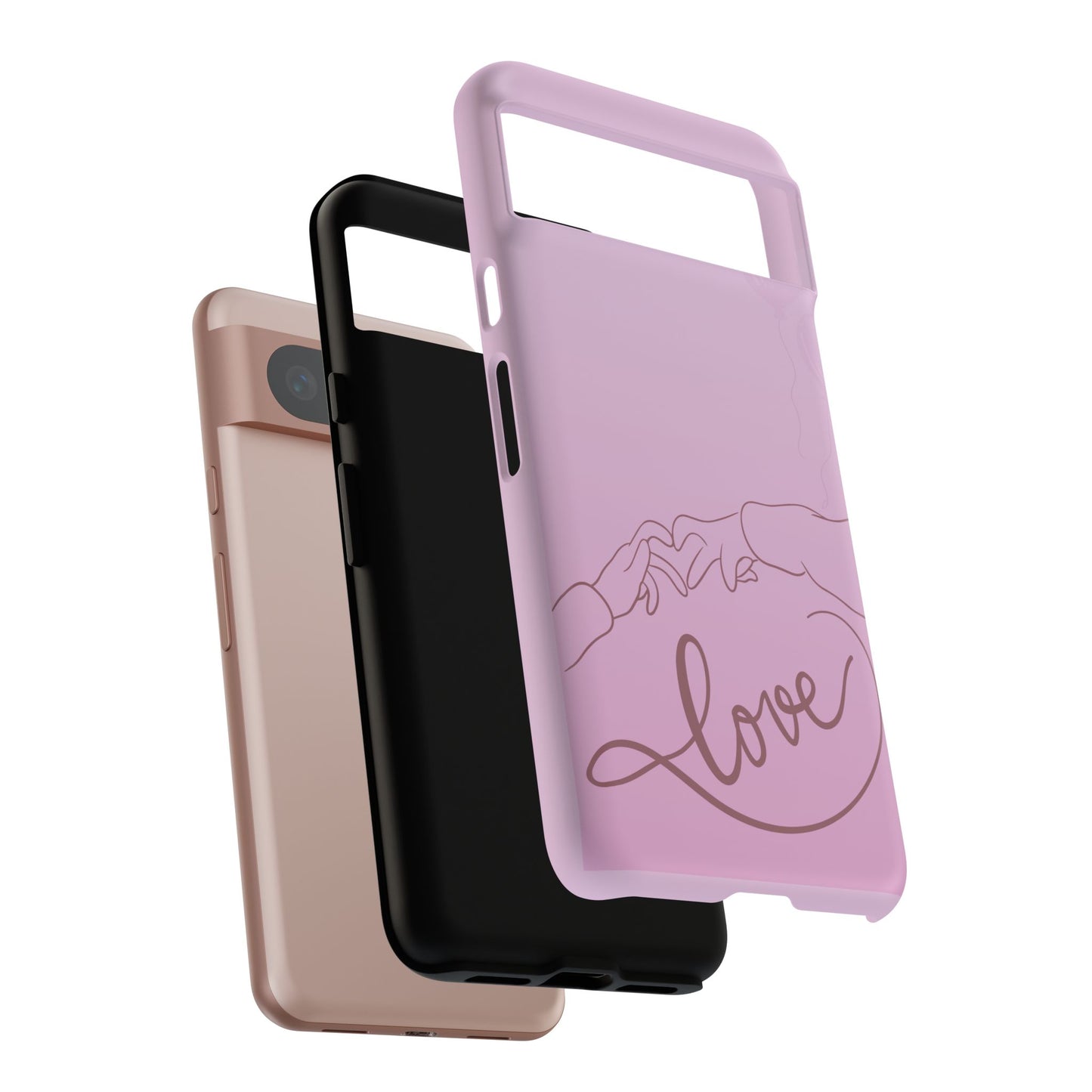 Phone Cases - Love Finger Heart Design