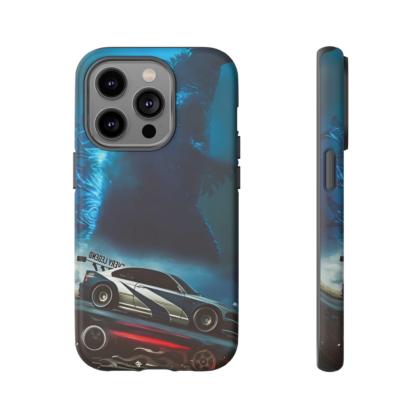 Phone Case - Car and Big Bear Design