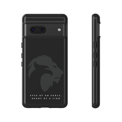 motivational black eagle & lion Tough Cases