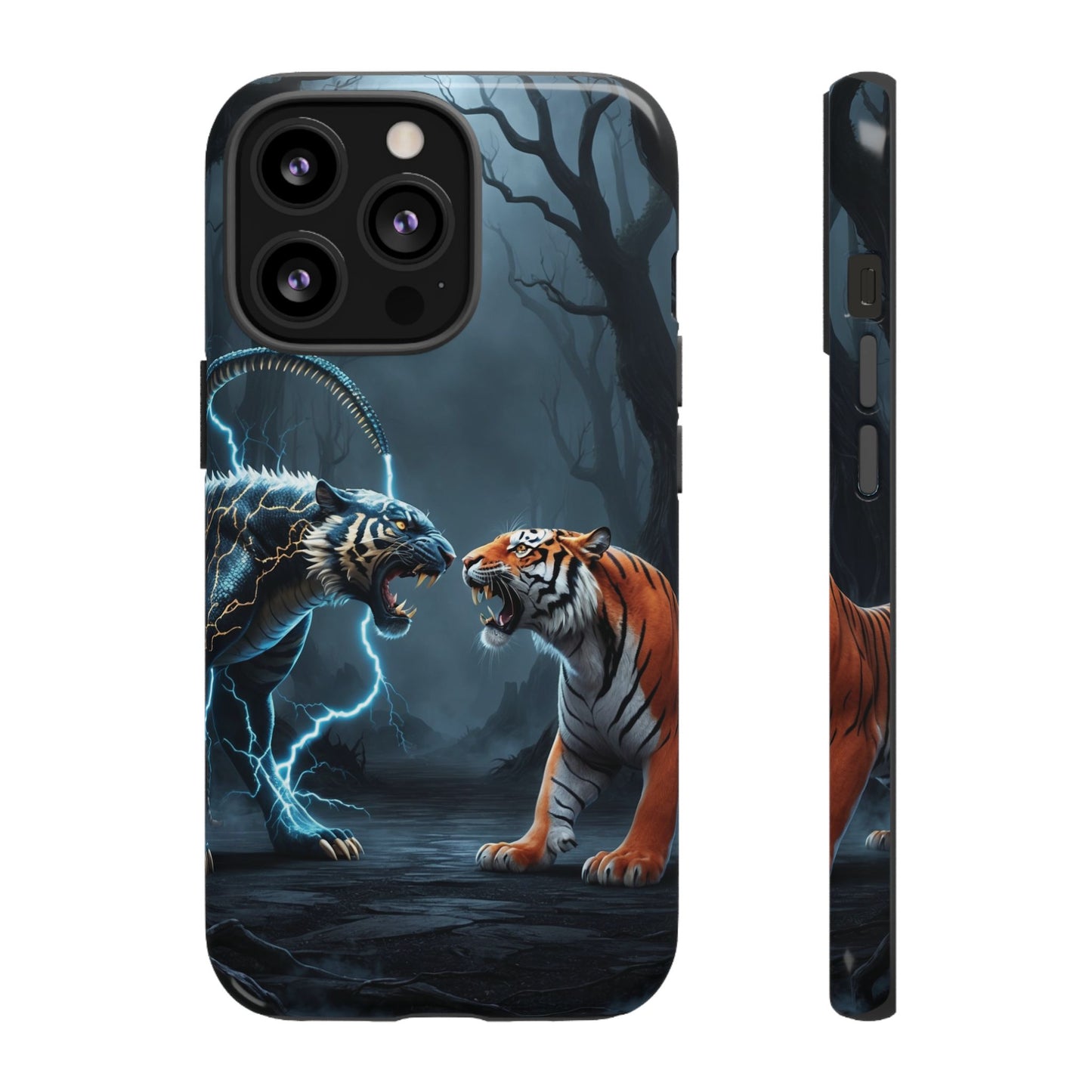 Phone Case - Lion vs Alien Tough Case