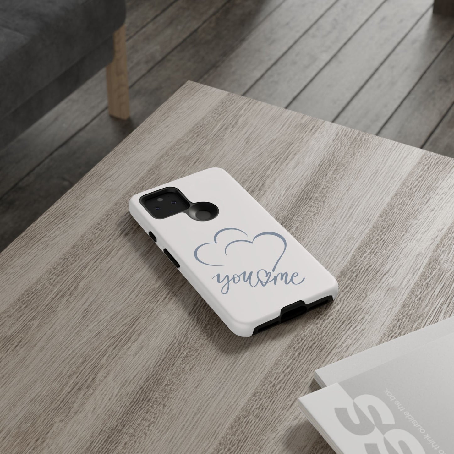 Phone Cases you and me 2 hearts Tough Cases