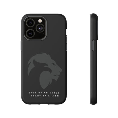 motivational black eagle & lion Tough Cases