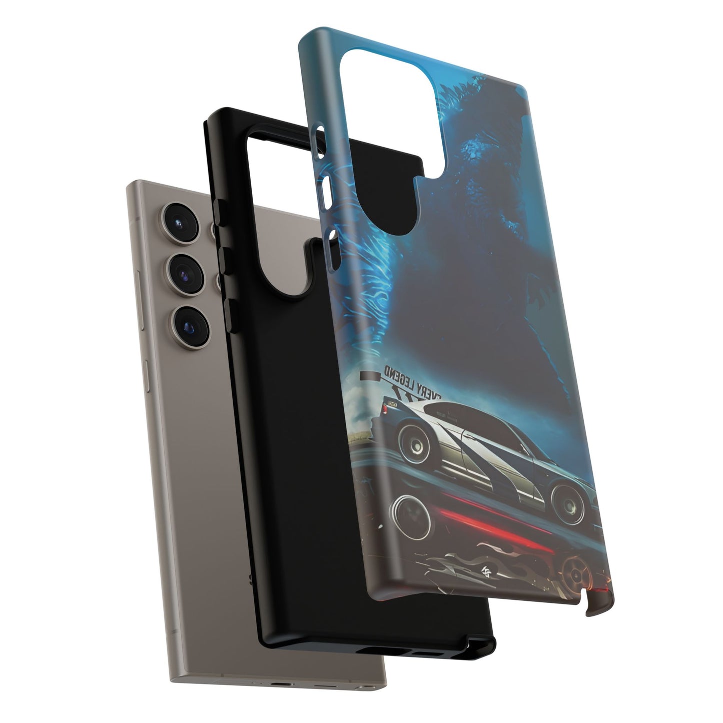 Phone Case - Car and Big Bear Design