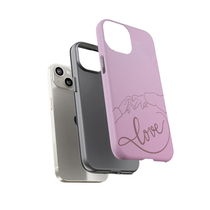 Phone Cases - Love Finger Heart Design