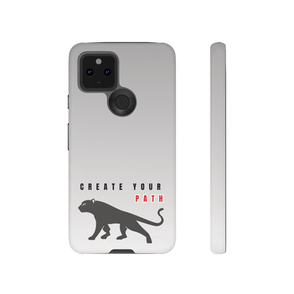 Tough Cases - Create Your Path Black Cat Phone Case